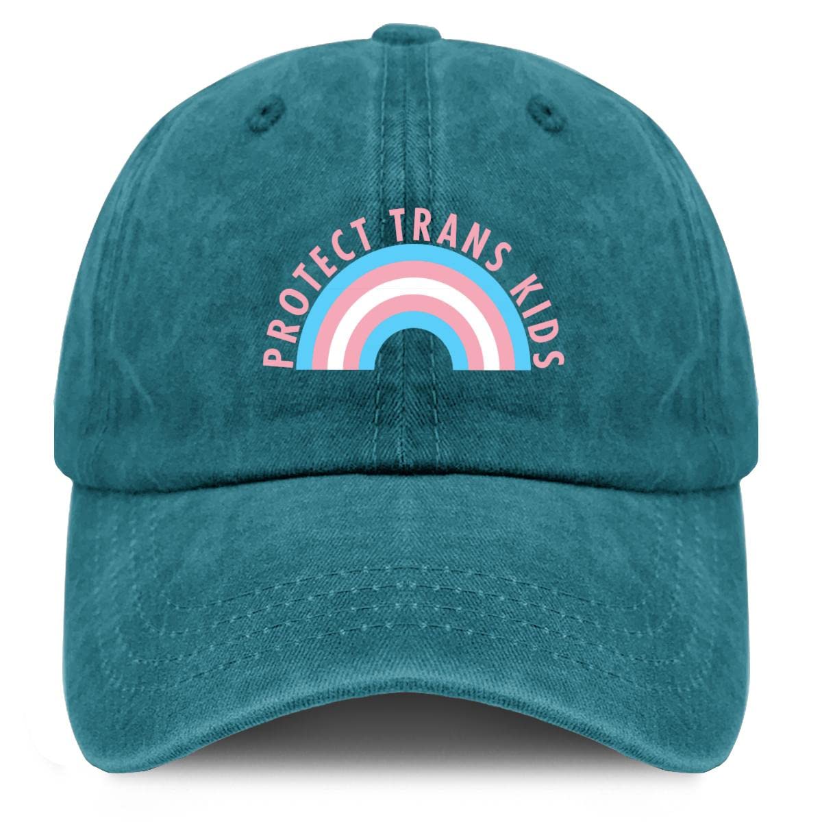 SAOK Adjustable Cotton Dad Hats for Men - Cute & Comfortable Baseball Caps with Size Adjustment - Perfect for Camping, Outdoor Activities & Supporting Trans Youth