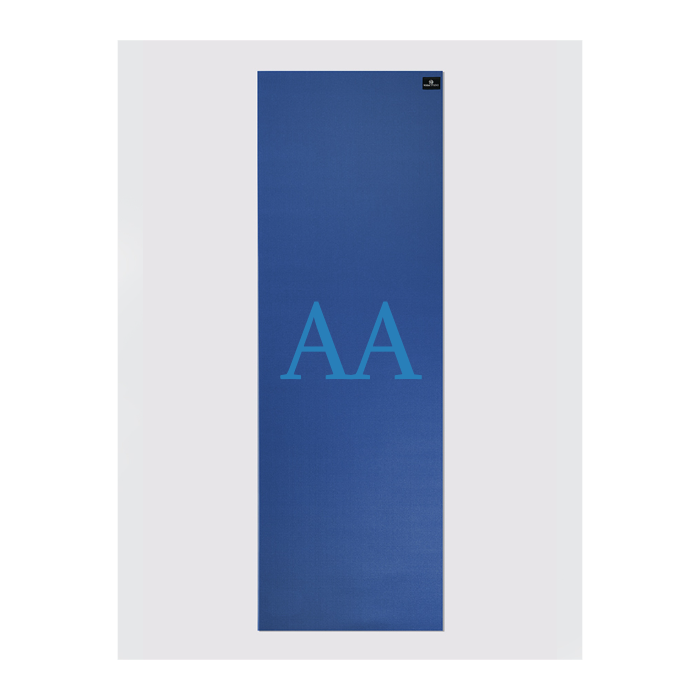 Custom Personalized Yoga Mat 6mm Thick - Non-Slip Eco-Friendly Exercise Mat with Unique Design in Blue - Perfect for Home Workouts, Yoga Studios & Fitness Classes