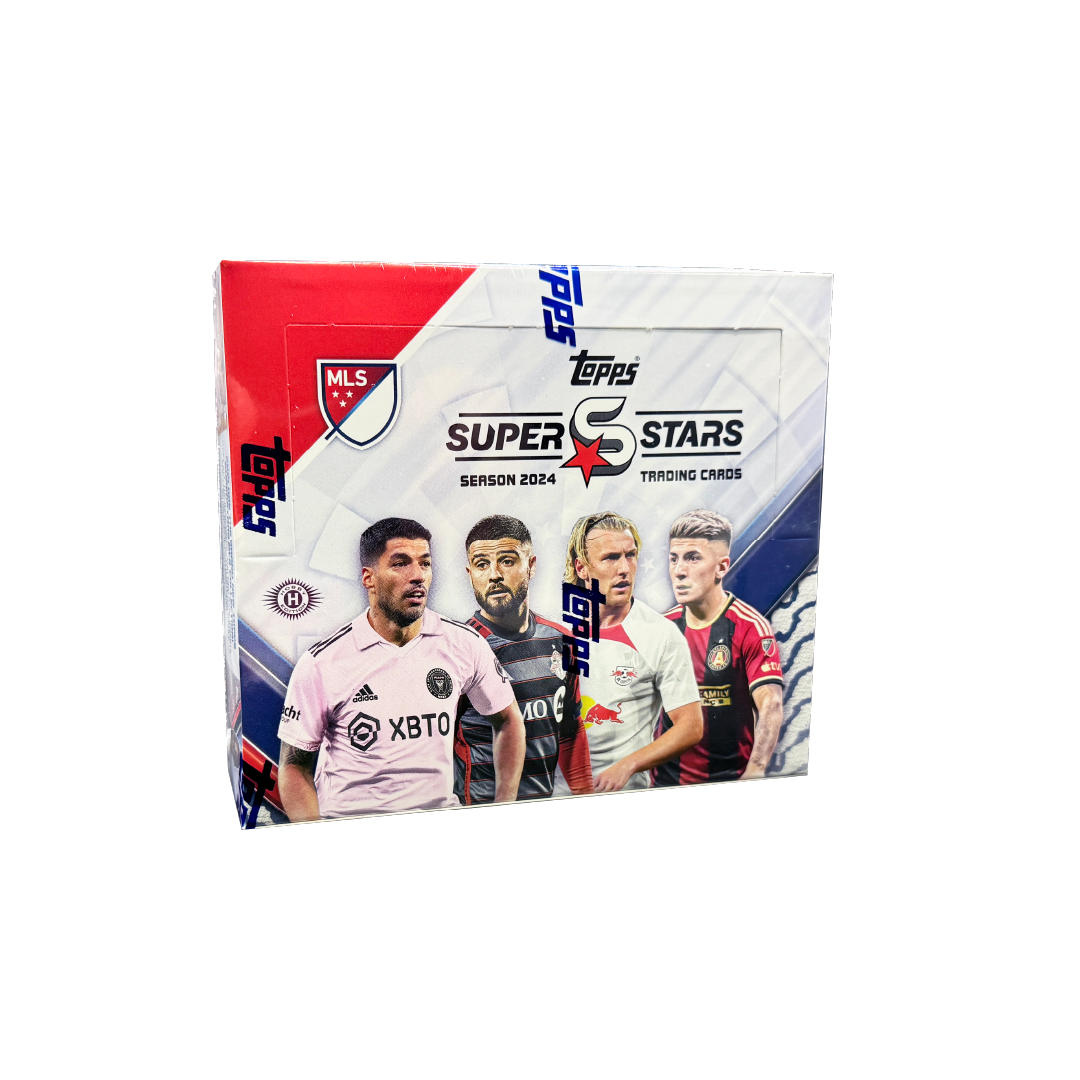 Topps MLS Superstars 2024 Hobby Box - 48 Packs with Exclusive Player Cards - Perfect for Soccer Collectors and Fantasy League Fans