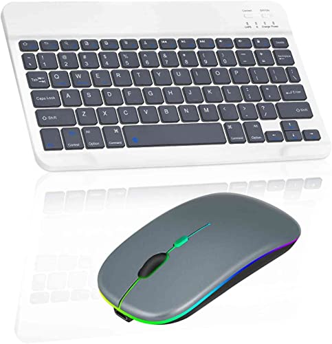 Shadow Grey Keyboard with Titanium RGB Led Mouse