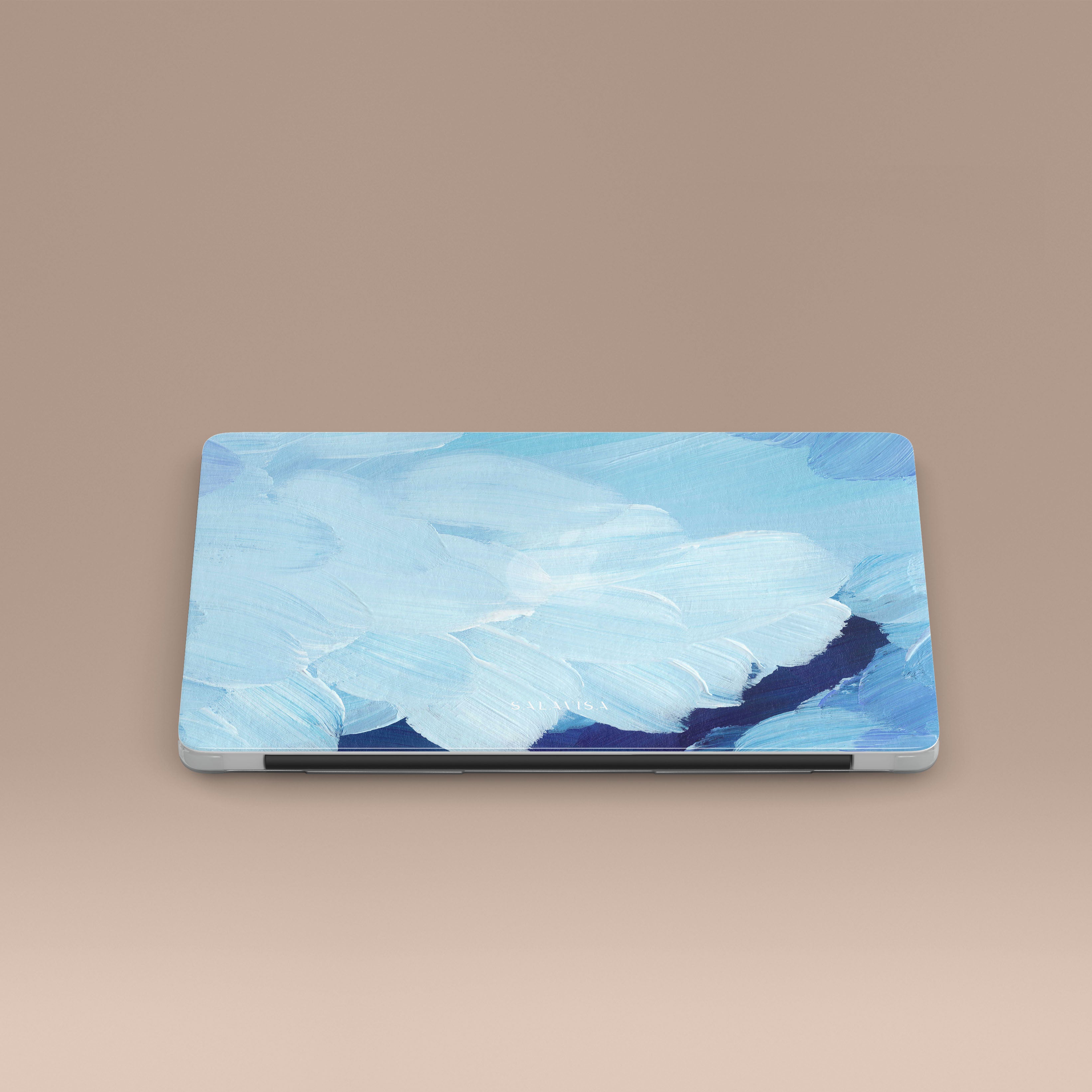 Ocean Blue Protective Hard Shell Case for MacBook Air/Pro - Durable Scratch-Resistant Cover for 13