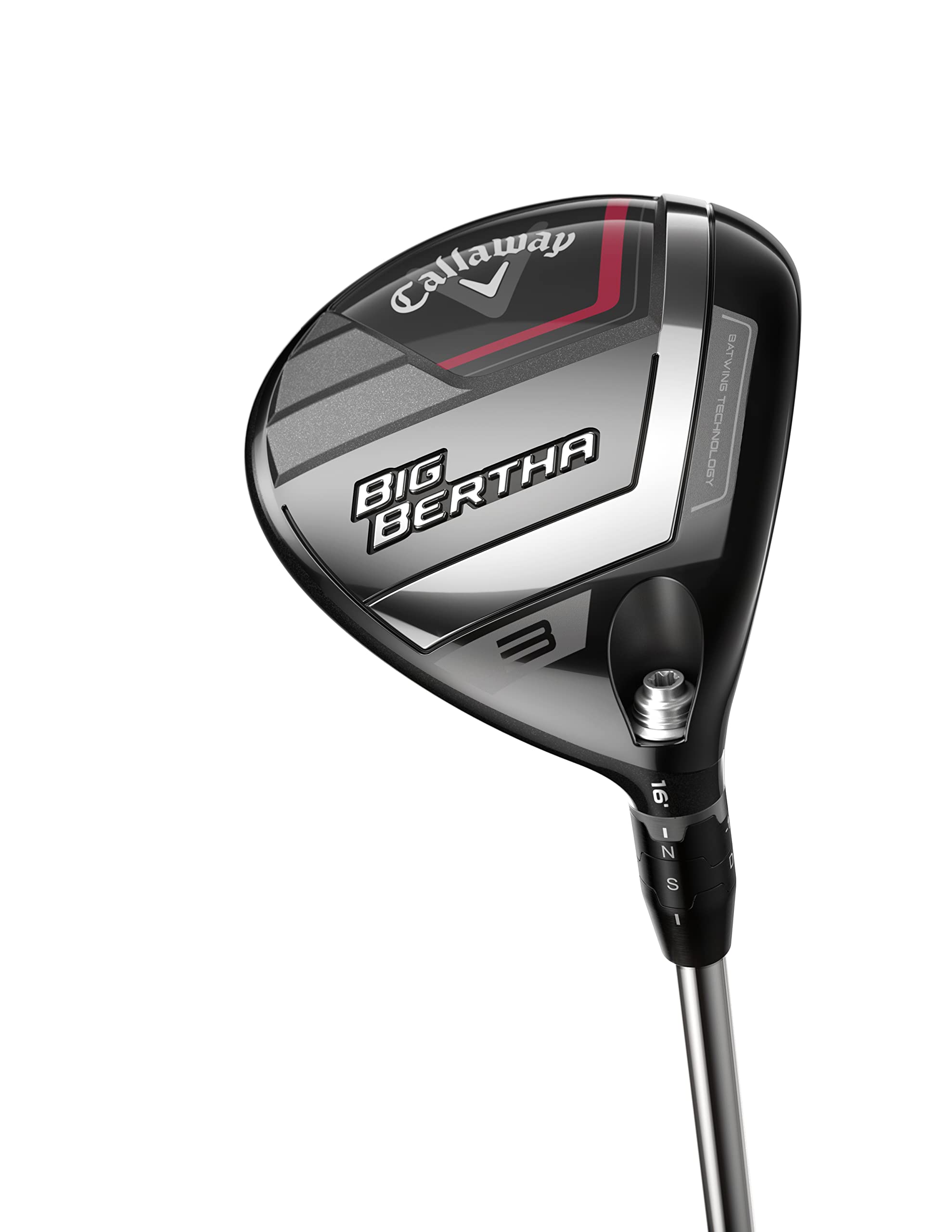 Callaway CG Fw Big Bertha 23 Golf Fairway Woods for Men - Black/Red | Premium Golf Clubs for Distance & Accuracy | Perfect for Fairway Shots & Long Drives