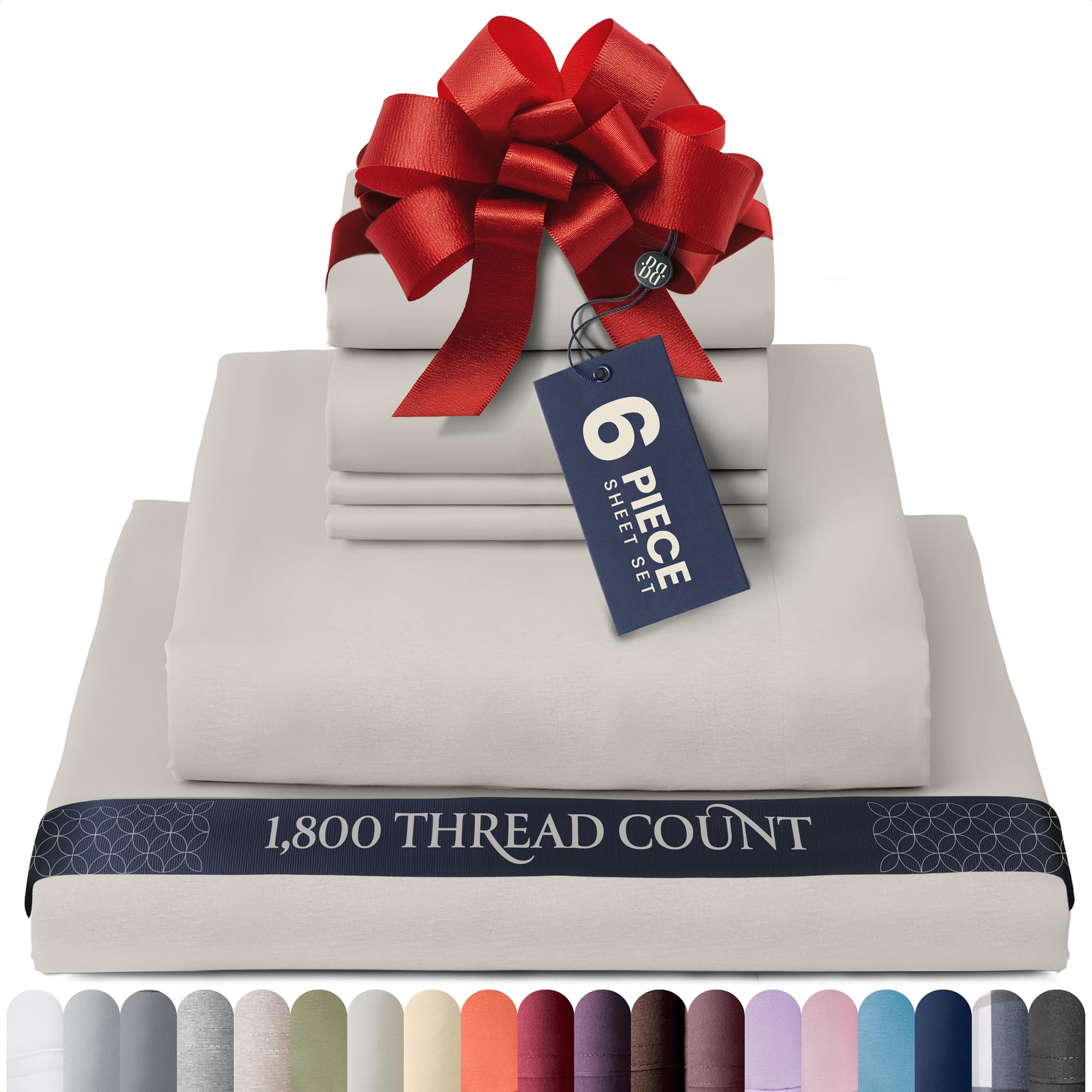 BELADOR Luxury 4-Piece Bed Sheet Set - Silky Soft Twin Sheets with Deep Pockets, Elastic Edges & Wrinkle-Free - OEKO-TEX Certified for Premium Comfort | Perfect for Guest Rooms, Dorms & Cozy Bedroom Retreats
