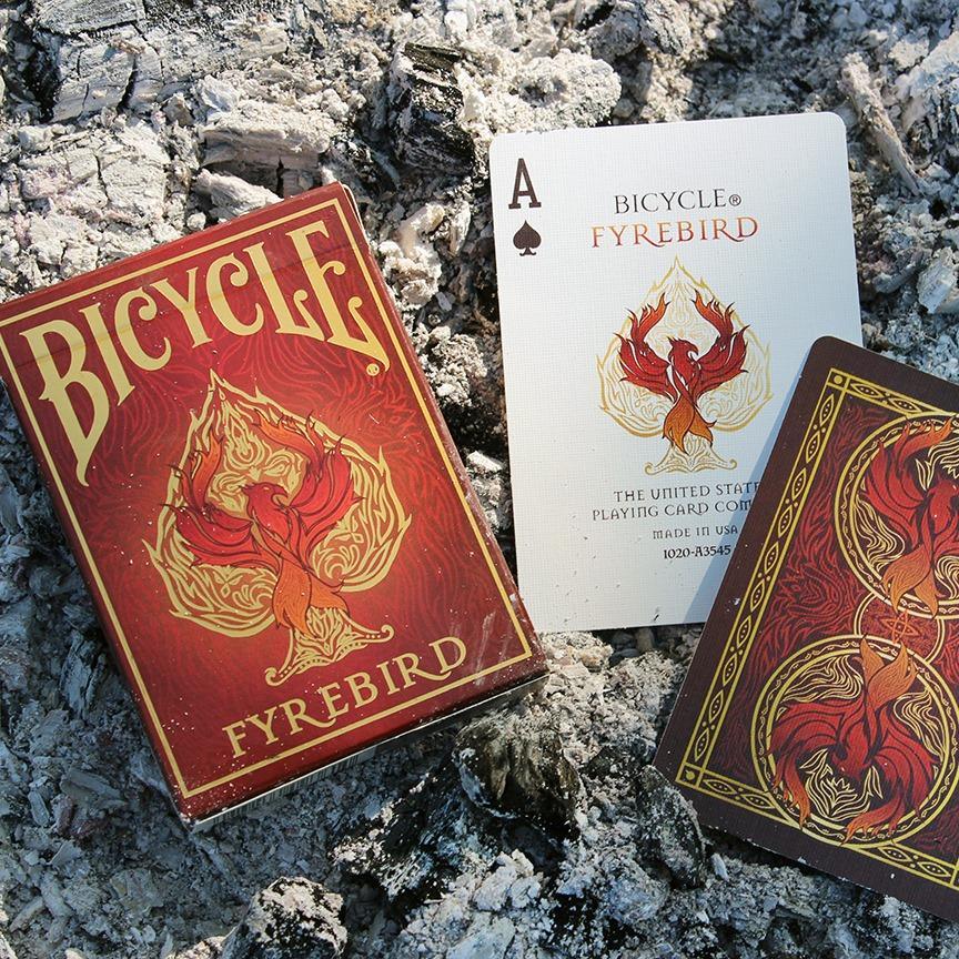 Fyrebird Bicycle Playing Cards - Premium Quality Poker Cards for Magic Tricks, Card Games & Collectibles - Perfect for Poker Nights, Cardistry & Gift Giving