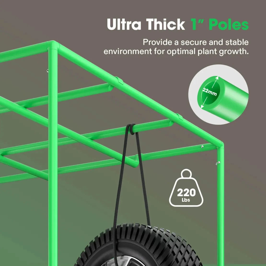 Vivosun Grow Tent Pro P426 - 2x4x6 Feet Indoor Hydroponic Grow Room for Plants, Herbs & Vegetables | Durable Reflective Mylar with Heavy-Duty Zippers | Perfect for Home Gardening, Closet Grow Setup & Indoor Farming