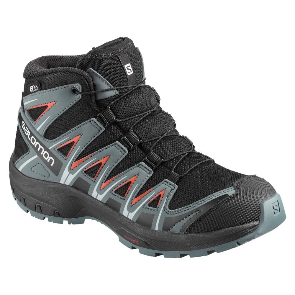 Salomon XA Pro 3D Mid CSWP Junior Hiking Boots - Waterproof Trail Running Shoes for Kids & Youth - Perfect for Outdoor Adventures, Camping, and Mountain Trekking