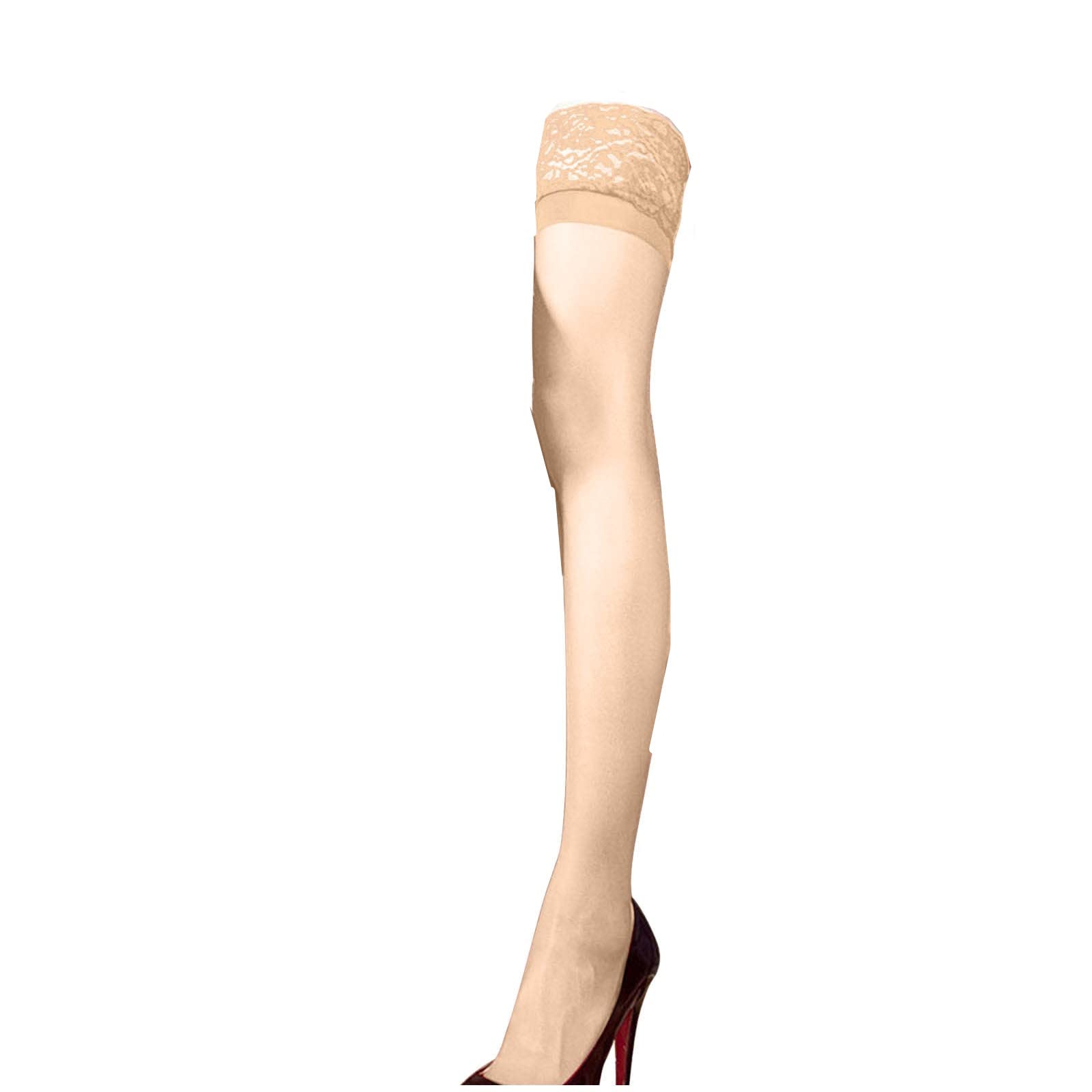 Thigh High Stockings for Women - Sheer Lace Top Nylon Stay Up Pantyhose | Sexy Lingerie & Casual Warm Stockings | Perfect for Date Nights, Office Wear & Winter Outfits
