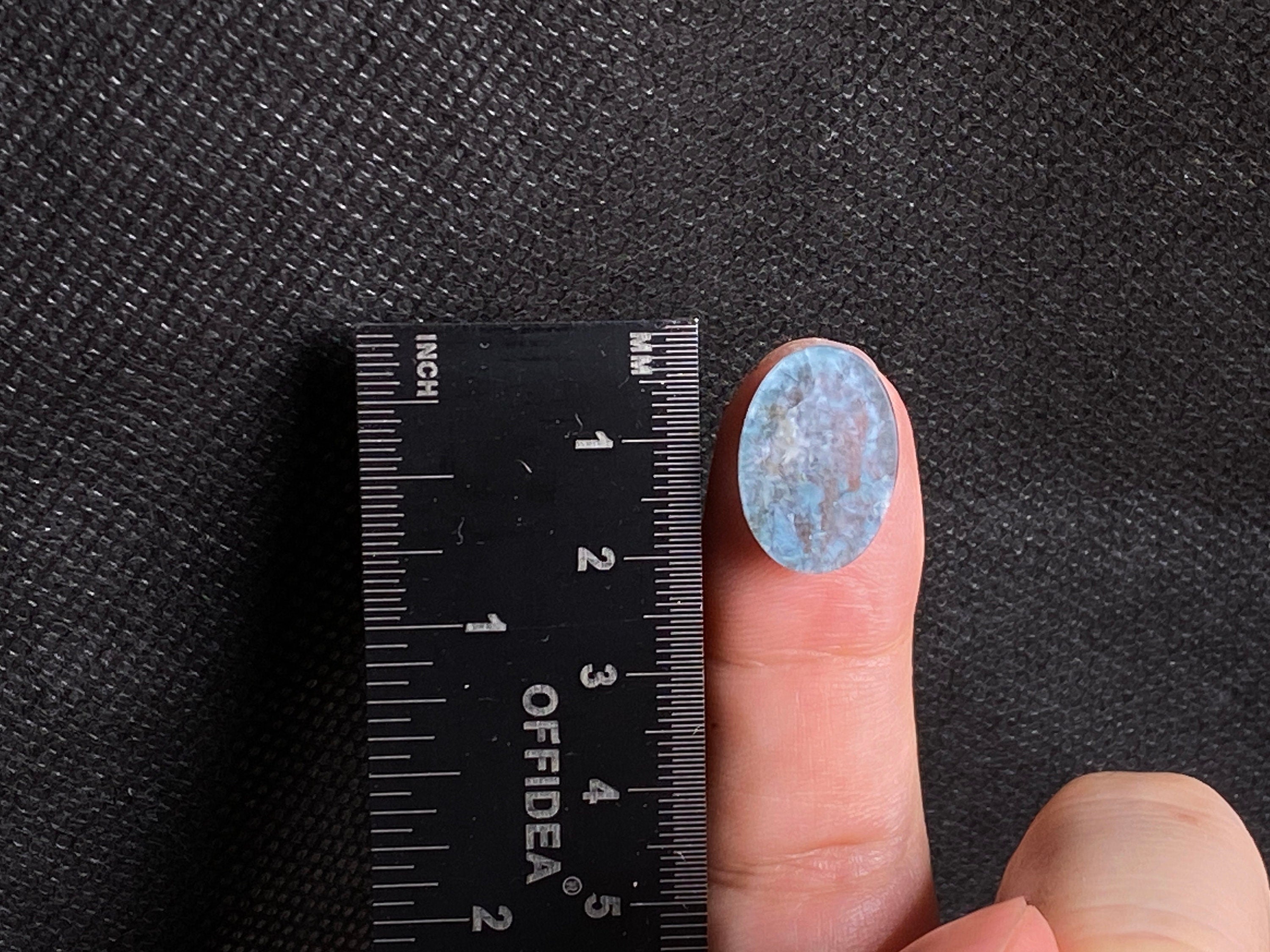 GILALITE Cabochon | Medusa Paraiba Quartz Solid Blue Oval Gemstone for Jewelry Making (44053) | Perfect for Necklaces, Rings & DIY Craft Projects