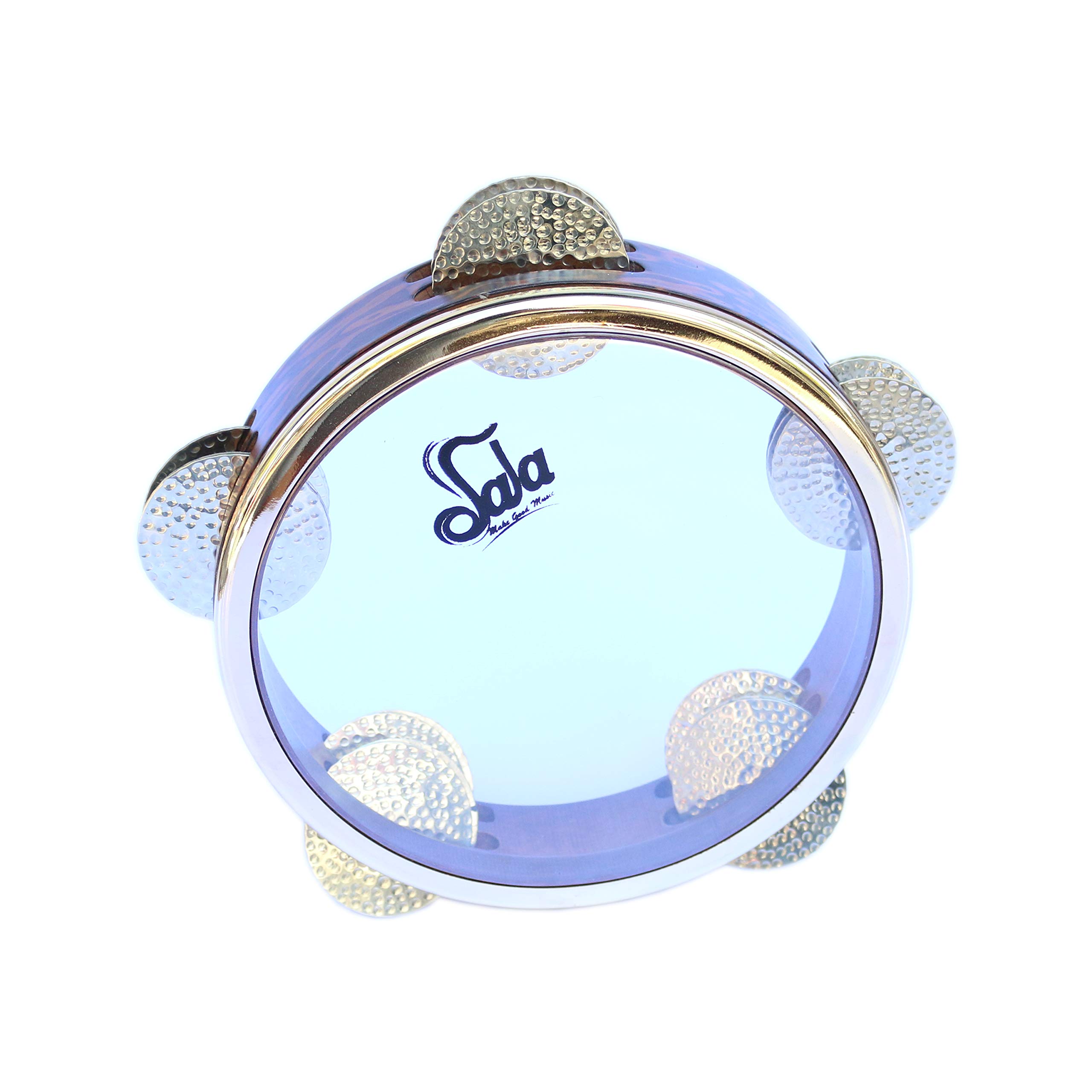 Professional Tunable Ultra Light Riq Drum Tambourine - Pro Light 3 for Live Performances, Studio Recording & Music Education