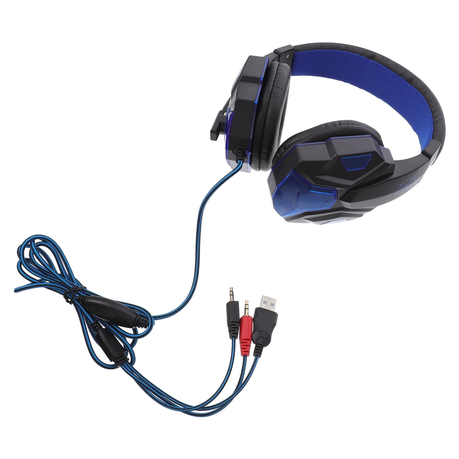 UPKOCH Wireless Noise Cancelling Headphones with Rotatable Mic - Over Ear Gaming Headset for PC, PS4, Xbox with Stereo Sound - Perfect for Gaming, Online Classes & Remote Work