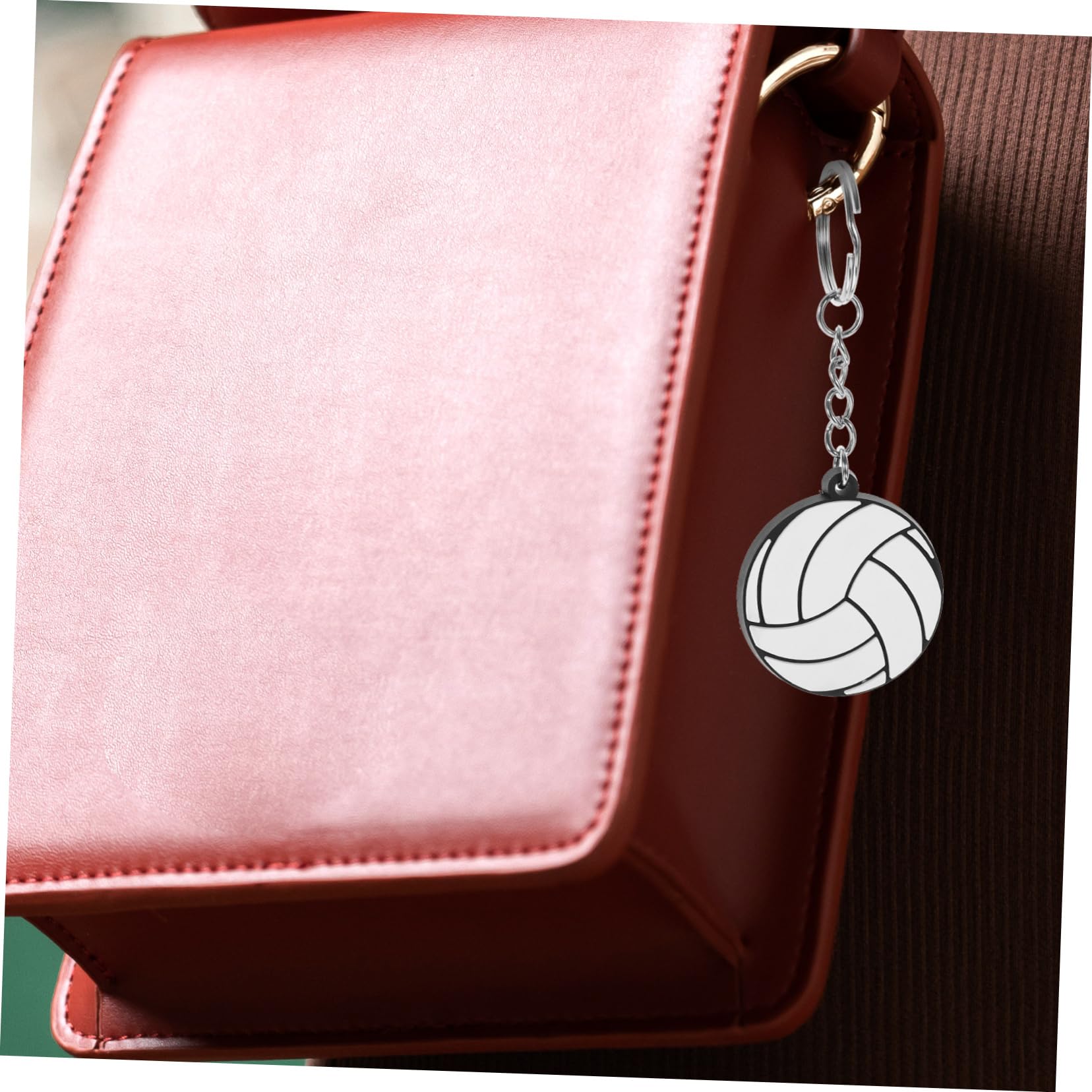 GAROZATION 40 Pcs Metal Volleyball Spike Trainer Balls with PVC Key Rings - Volleyball Training Equipment for Players & Coaches - Perfect for Practice, Gifts & Team Sports Accessories