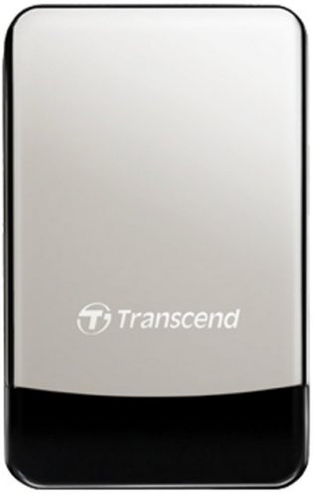 Transcend 500GB StoreJet 25 Classic USB 2.0 Portable External Hard Drive for PC, Mac, Laptop - Backup Storage, File Transfer, Data Protection (TS500GSJ25C) - Perfect for Business, Travel, Home & Office Use