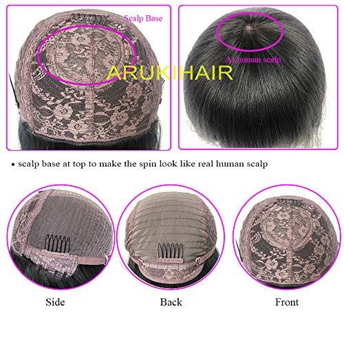 200% Density Brazilian Remy Human Hair Wig - Short Curly Machine Made Wig with Bangs, 24 Inch Natural Color | Perfect for Daily Wear, Cosplay & Special Occasions