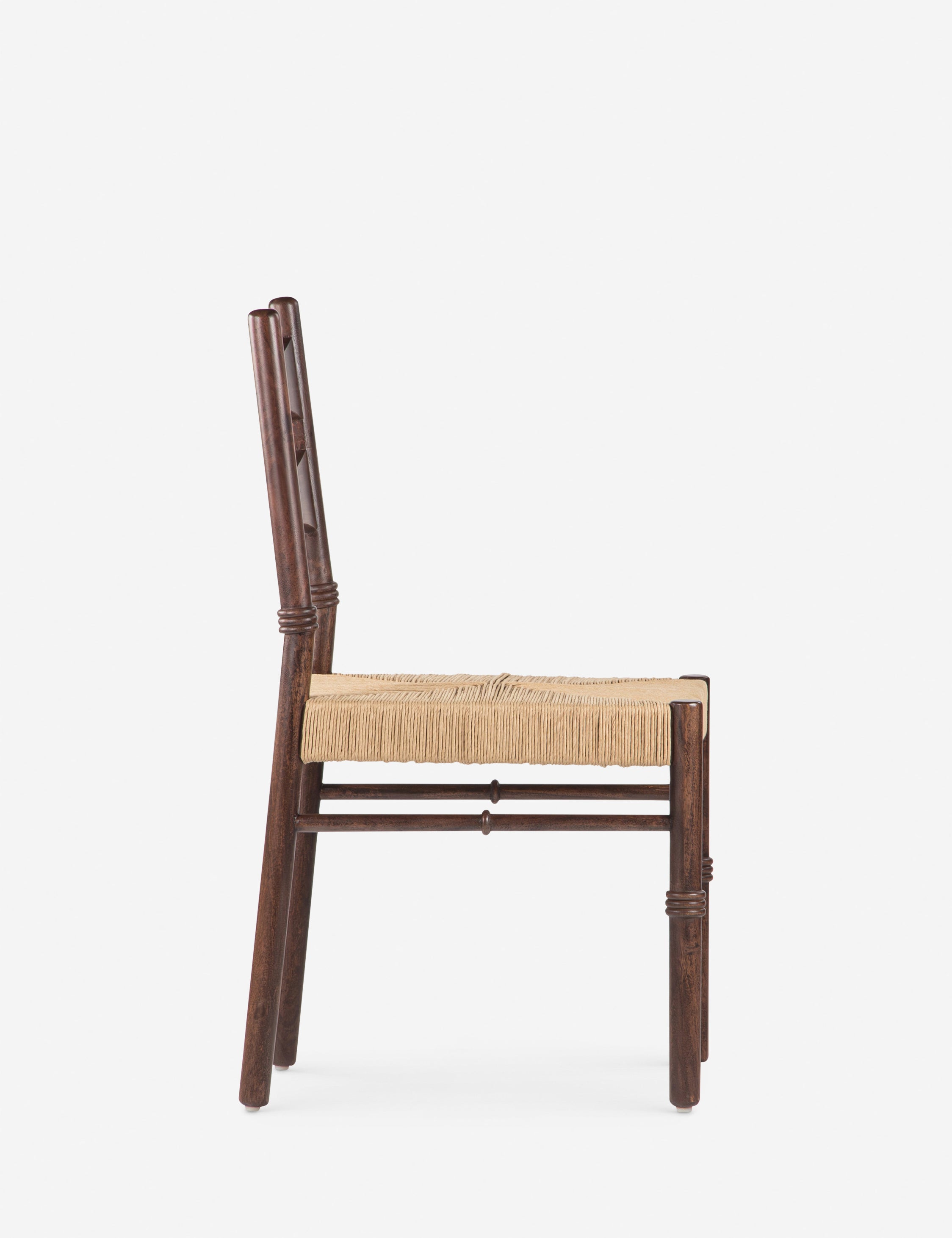 Modern Cannella Dining Chair - Sturdy Wooden Kitchen Chairs with Padded Seat - Comfortable Home Dining Room Furniture Set for Family Gatherings & Dinner Parties