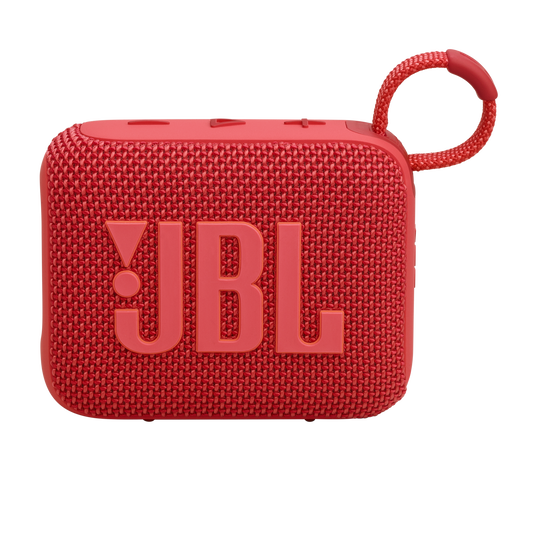 JBL GO 4 Portable Bluetooth Speaker - Wireless, Waterproof, 10 Hours Playtime - Perfect for Outdoor, Beach, Pool Party & Travel (Red)