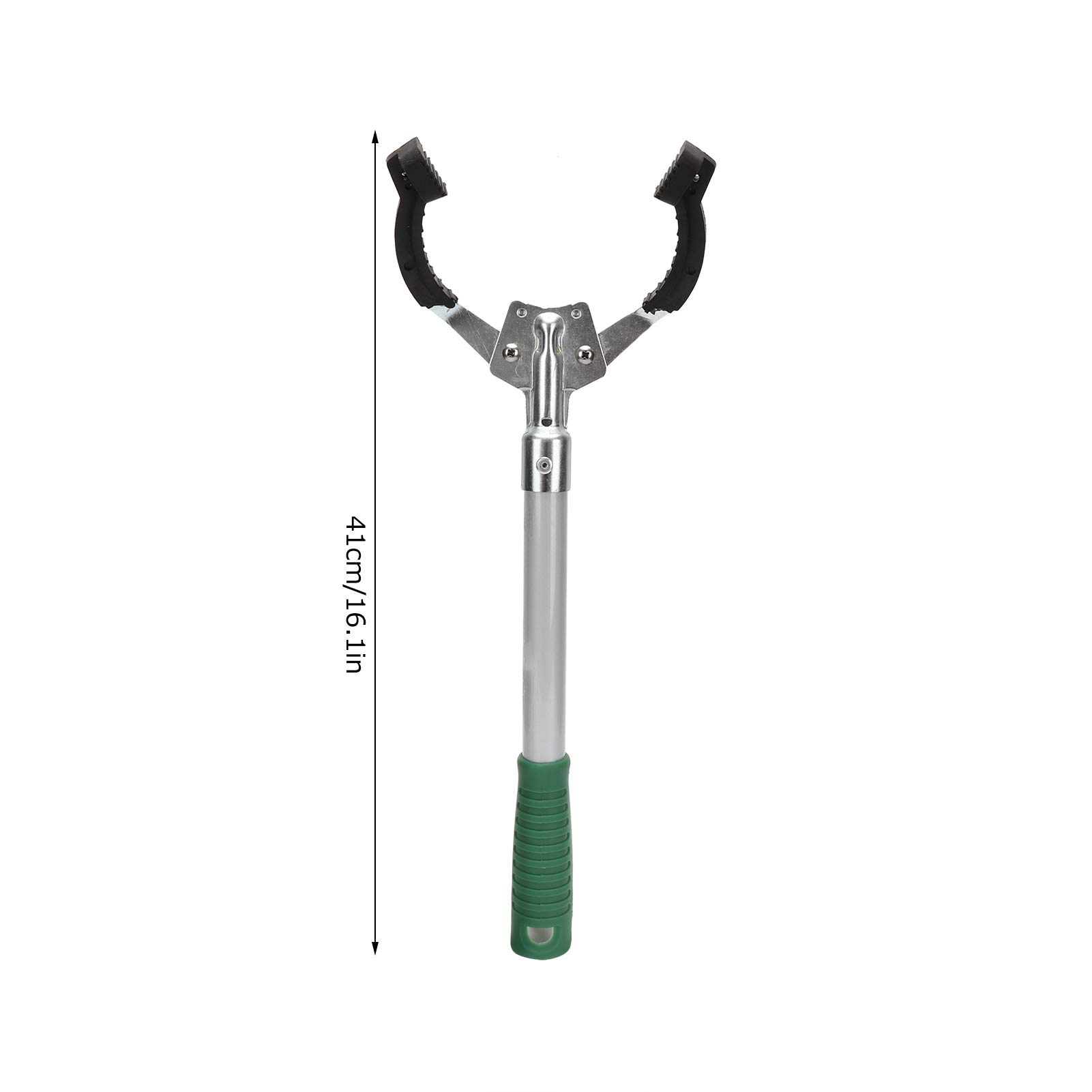 Foldable 16.1 Inch Trash Picker Grabber - Anti-Slip Jaw Reacher Tool for Elderly & Handicapped - Ideal for Outdoor Cleaning, Gardening, and Household Chores