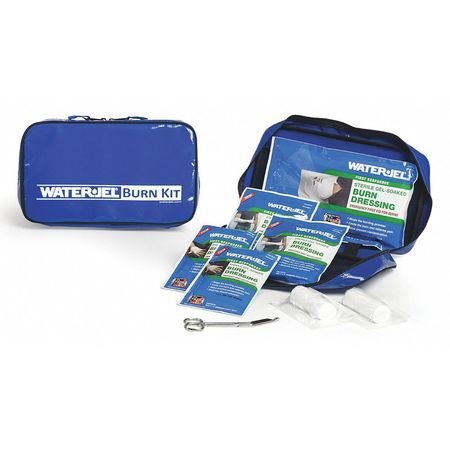 Blue Vinyl Burn Care Kit with 9