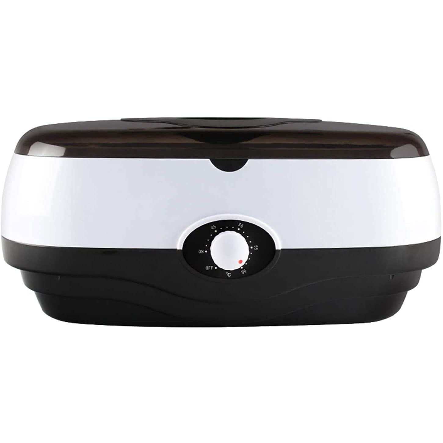 Professional Paraffin Wax Machine - 4L Large Capacity Quick Heating Wax Warmer with Adjustable Temperature & Transparent Dust Cover - Moisturizing Hand & Foot Spa Kit for Home & Salon Use (Black) - Perfect for Pain Relief, Skin Therapy & Relaxation