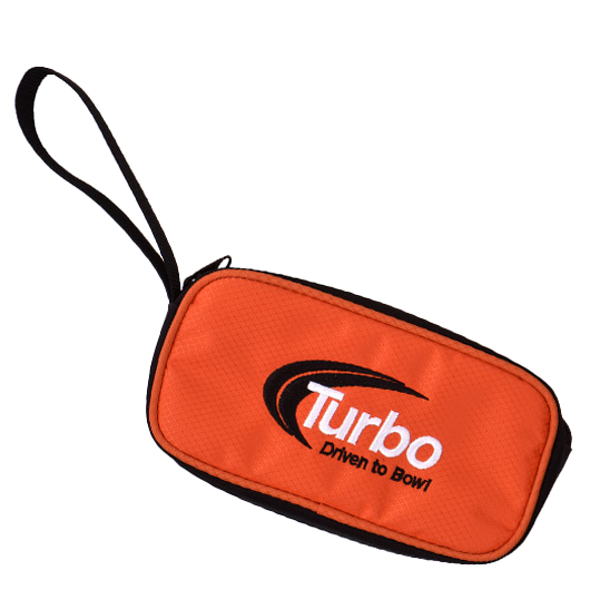 Turbo Driven Bowling Mini Accessory Bag - Orange | Compact Gear Organizer for Bowling Balls, Shoes & Accessories | Perfect for League Play & Practice Sessions