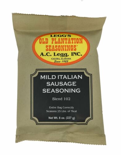 Legg's Mild Italian Sausage Seasoning - Authentic Italian Spice Blend for Homemade Sausage, Pasta & Pizza - Perfect for Grilling, Roasting & Italian Cooking