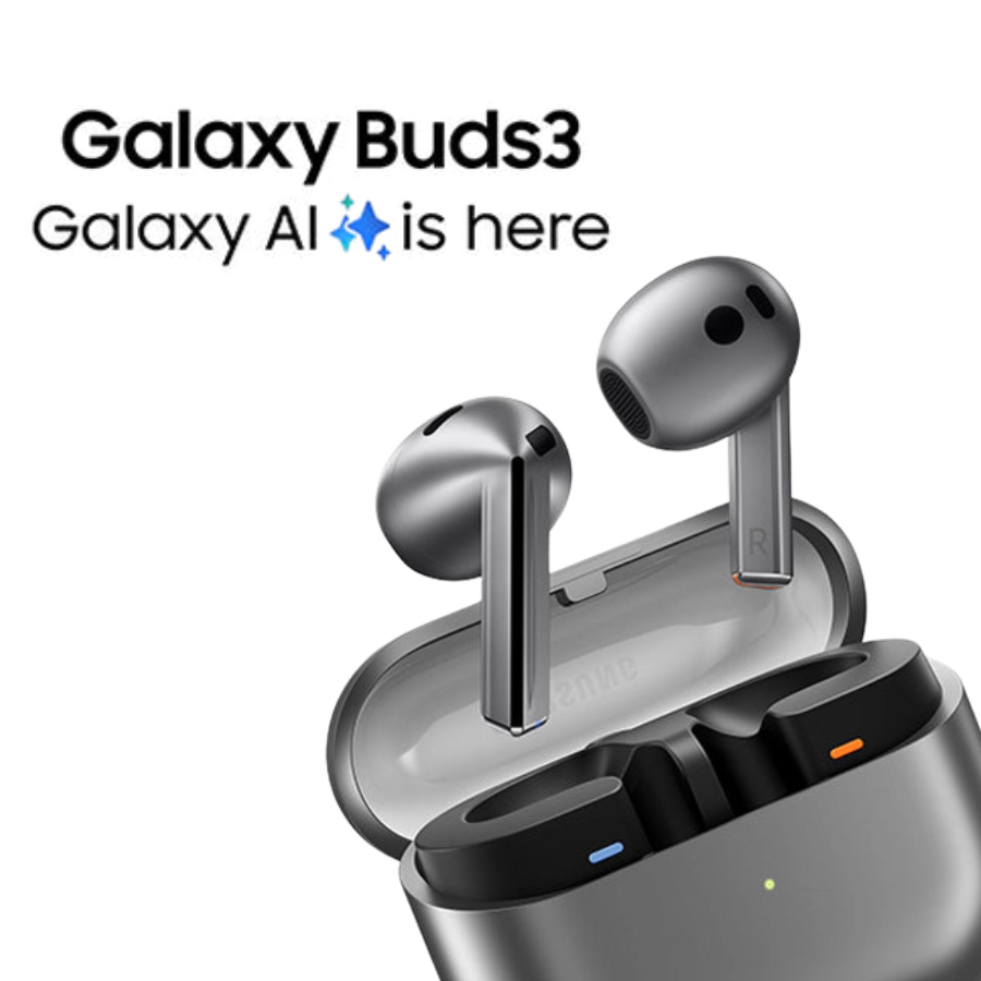 Samsung Galaxy Buds 3 Wireless Earbuds - Active Noise Cancelling, Hi-Fi Sound, IPX7 Waterproof - Perfect for Workouts, Commuting & Travel