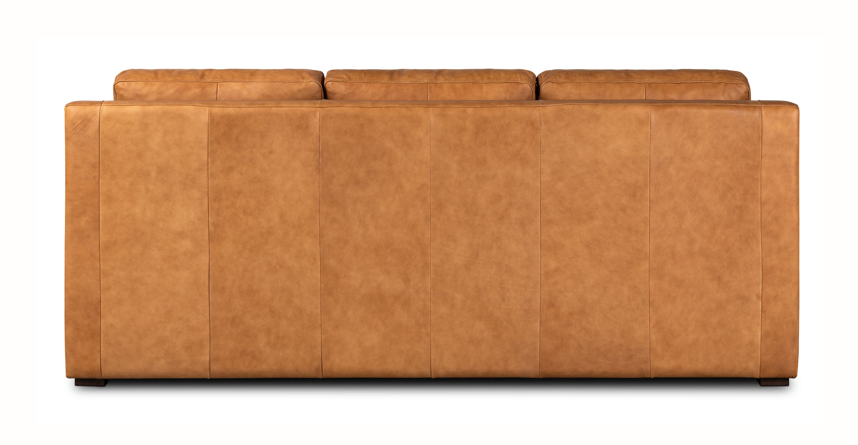 Sorrento Leather Convertible Sleeper Sofa with Pull-Out Bed - Modern Sectional Couch for Small Spaces, Living Room & Guest Room