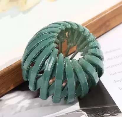 6 Pcs Plastic Ponytail Holders & Bun Makers - Bird Nest Shaped Hair Clips for Women & Girls - Perfect for Thick & Thin Hair - Great for Workouts, Yoga, and Everyday Styling