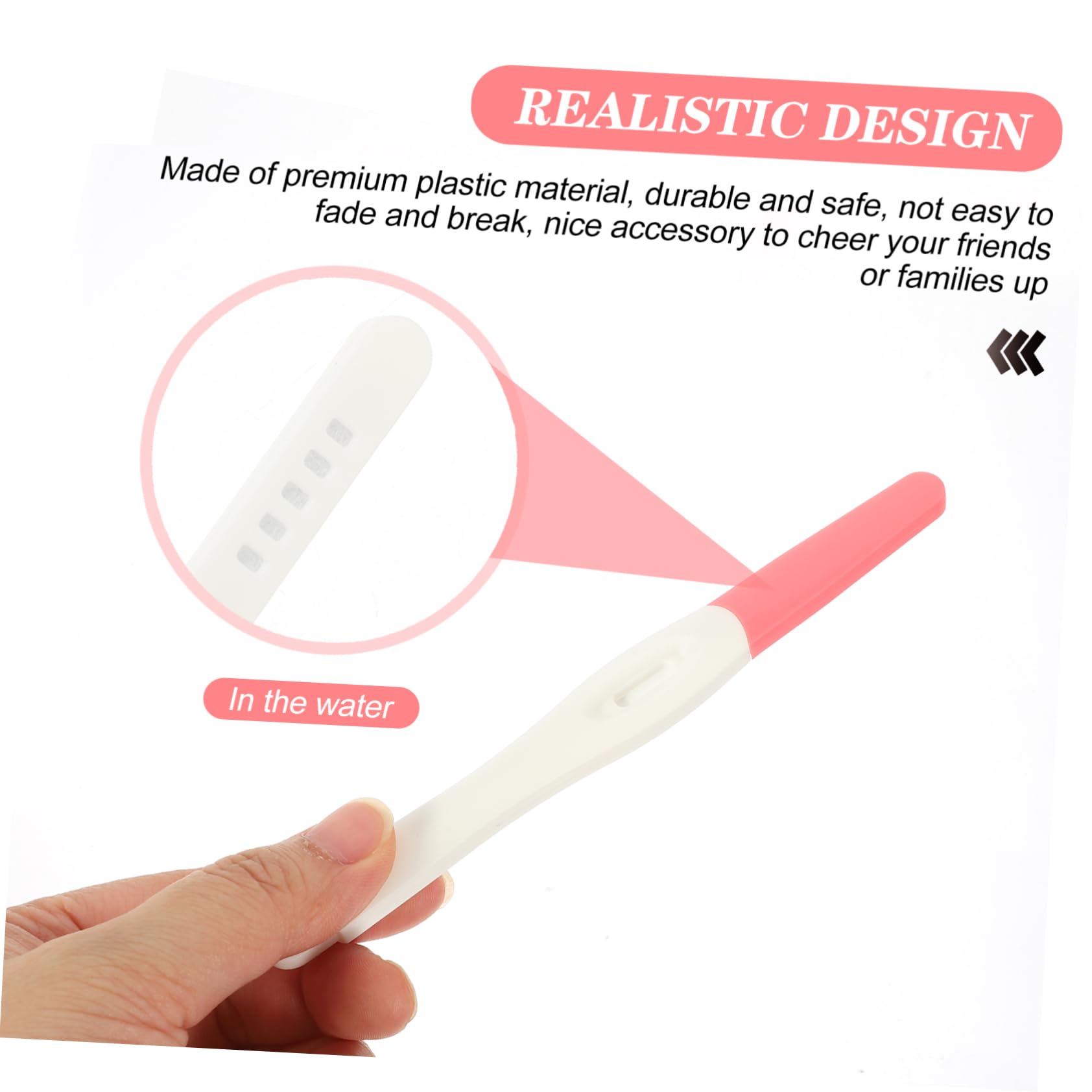 NOLITOY 3-Pack Fake Pregnancy Test Kit - Realistic Prank Toy for Adults, Halloween Gag Gifts & Funny Party Props - Perfect for April Fools, Bachelorette Parties & Practical Jokes