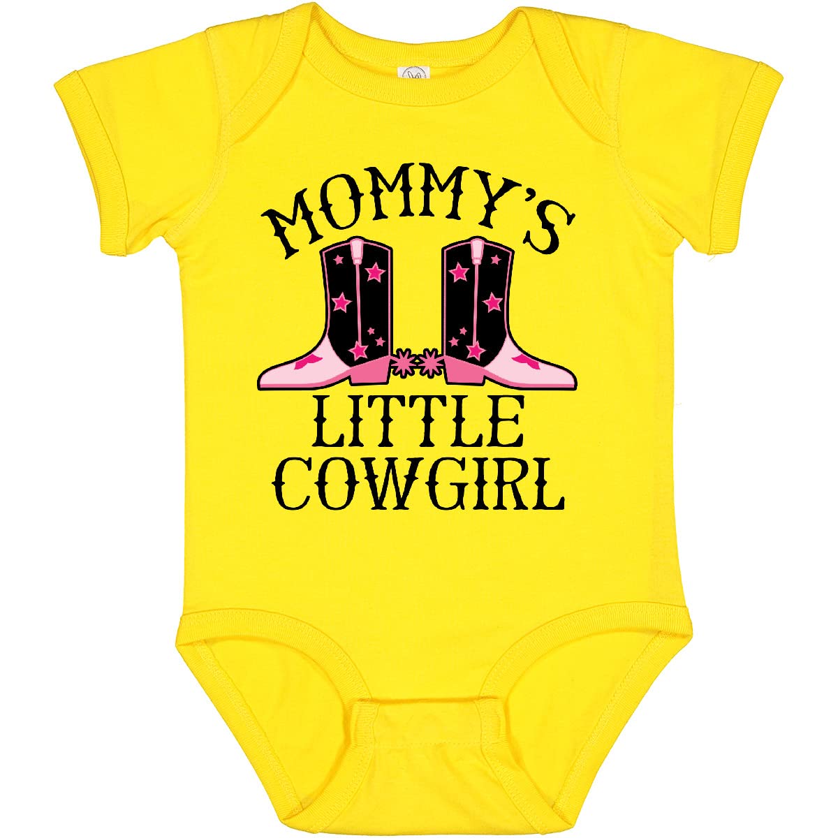 Inktastic Mommy Little Cowgirl Baby Clothes - Adorable Baby Bodysuit for Girls & Toddlers | Perfect for Playdates, Photoshoots & Western-Themed Events