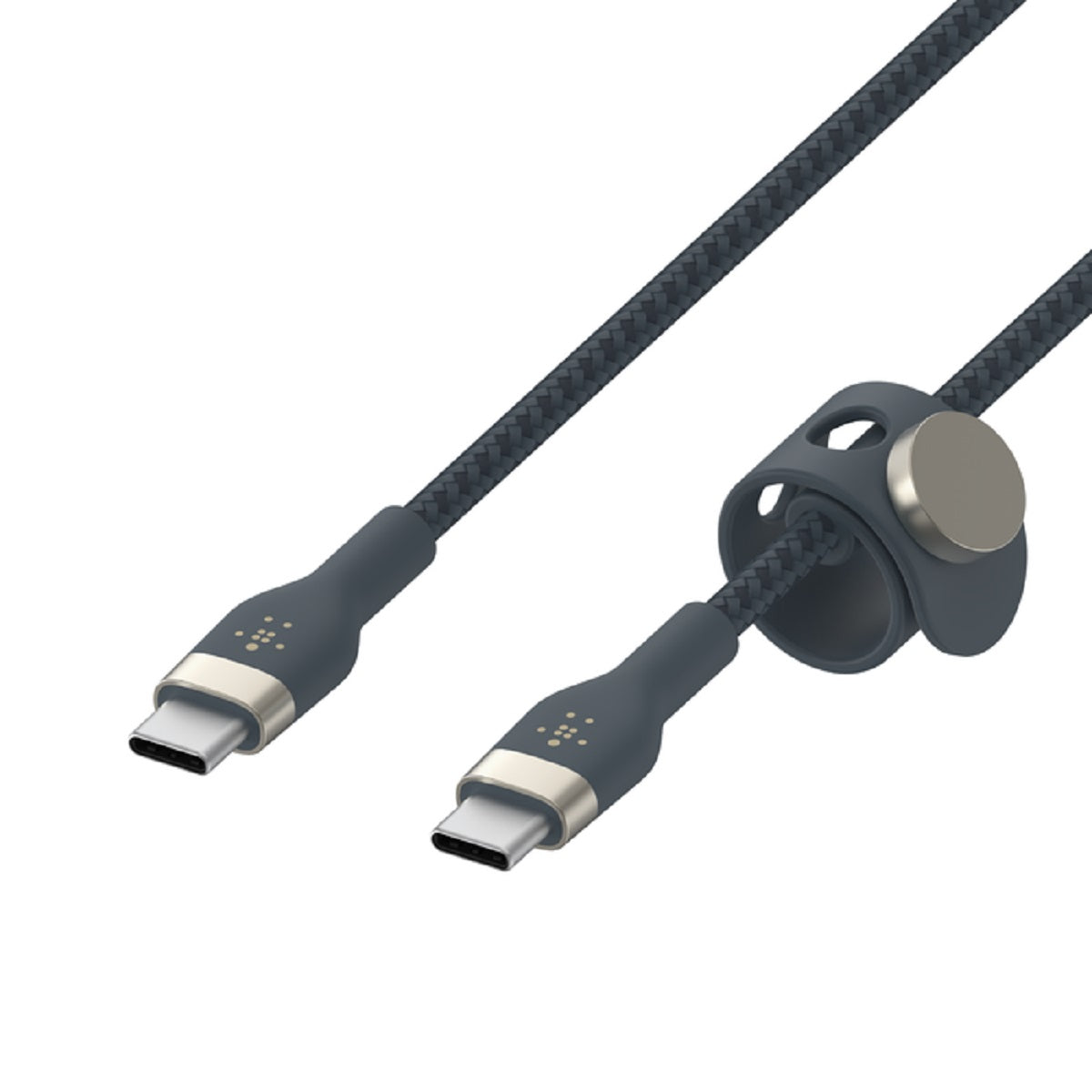 Belkin BoostCharge Pro Flex USB-C to USB-C Cable (3ft/6ft) - Fast Charging & Data Sync for iPhone 15, iPad Pro, MacBook, Samsung Galaxy - Durable Nylon Braided for Home, Office & Travel