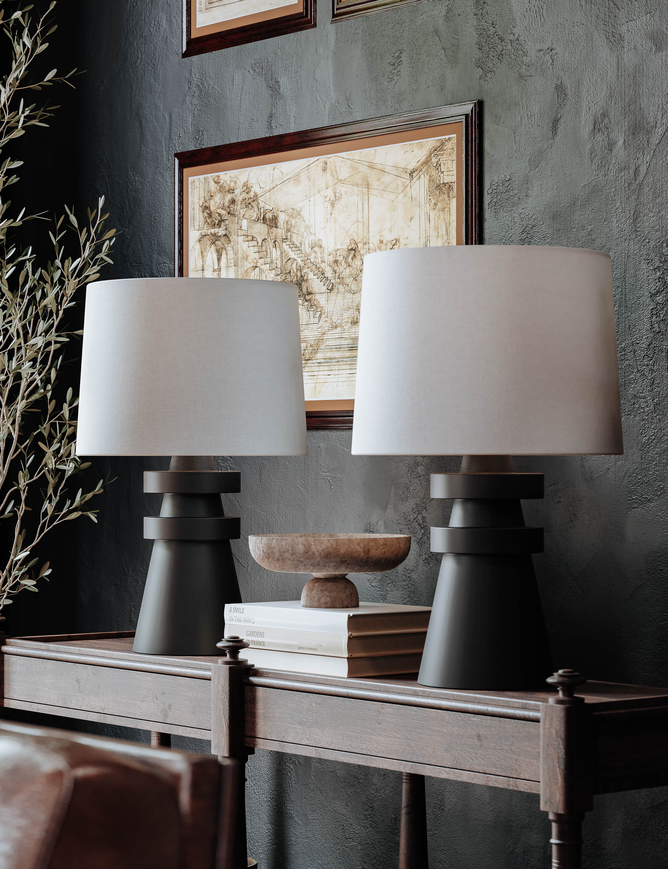 Cordell Table Lamp - Modern LED Desk Light with USB Port & Touch Control for Bedroom, Office & Living Room - Perfect for Reading, Working & Decor