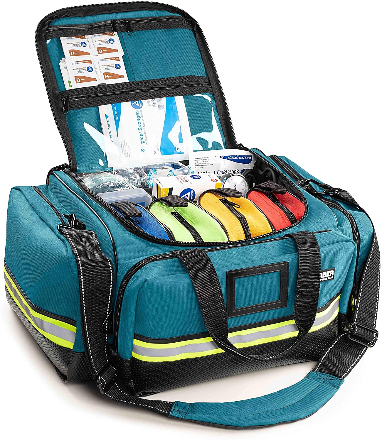 Premium First Responder Trauma Kit with Bleeding Control - Fully Stocked Emergency Medical Supplies for EMT, Police & Outdoor Adventures