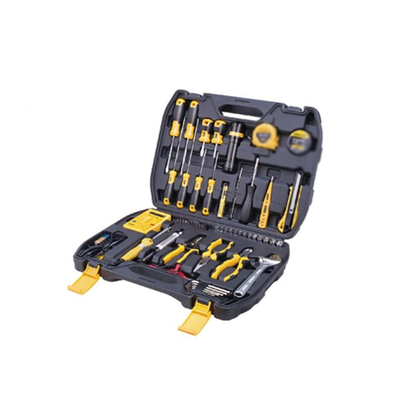 50-Piece Professional Tool Kit for Electricians & Telecom Repair - Portable Household & Electronic Hardware Tool Set with Storage Box - Perfect for Home DIY, Car Maintenance, and Electronics Repair