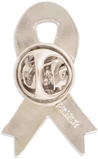 Stroke Awareness Red Ribbon Enamel Lapel Pin - Support Stroke Survivors & Show Solidarity - Perfect for Fundraisers, Awareness Events & Everyday Wear