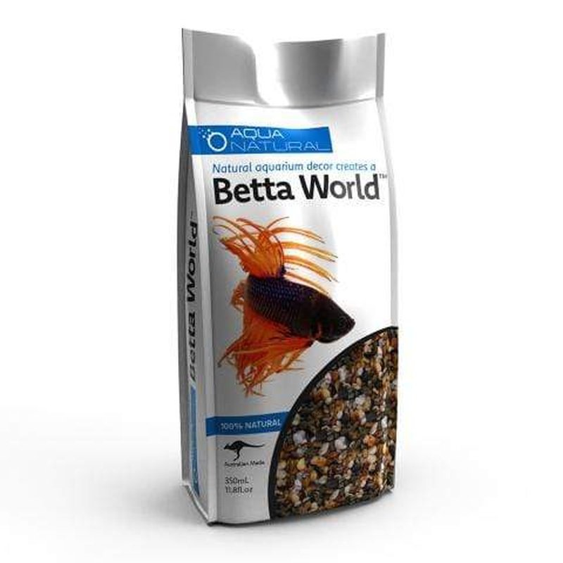 Aqua Natural Betta World Gold Fish Food 350g - Premium Nutrition for Betta Fish, Enhances Color & Health - Ideal for Home Aquariums & Fish Tanks