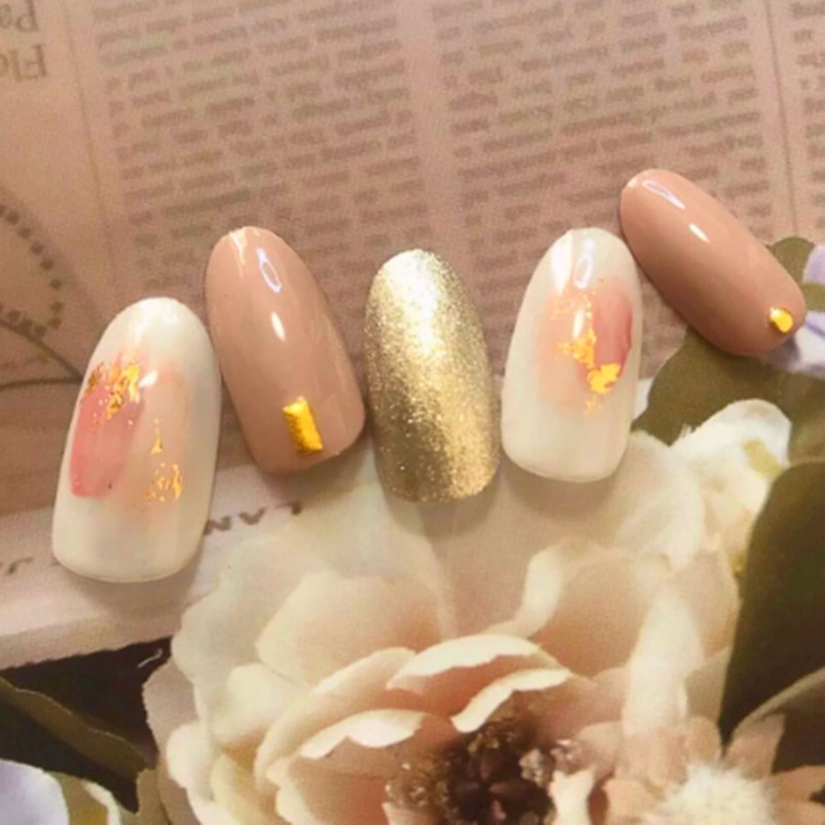 Premium Gold Leaf Flakes for Nail Art, Painting & Crafts - 24K Gold, Silver & Rose Gold Foil Fragments for DIY Decor, Gilding & Wedding Invitations