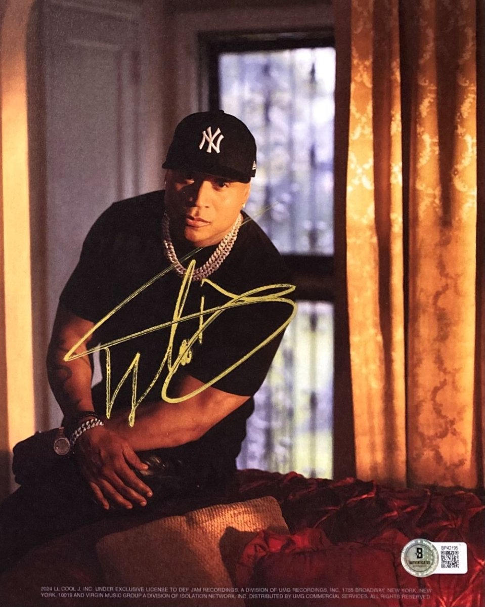 LL Cool J Autographed 8x10 Photo - Limited Edition Collectible - Perfect for Music Memorabilia Fans & Home Decor