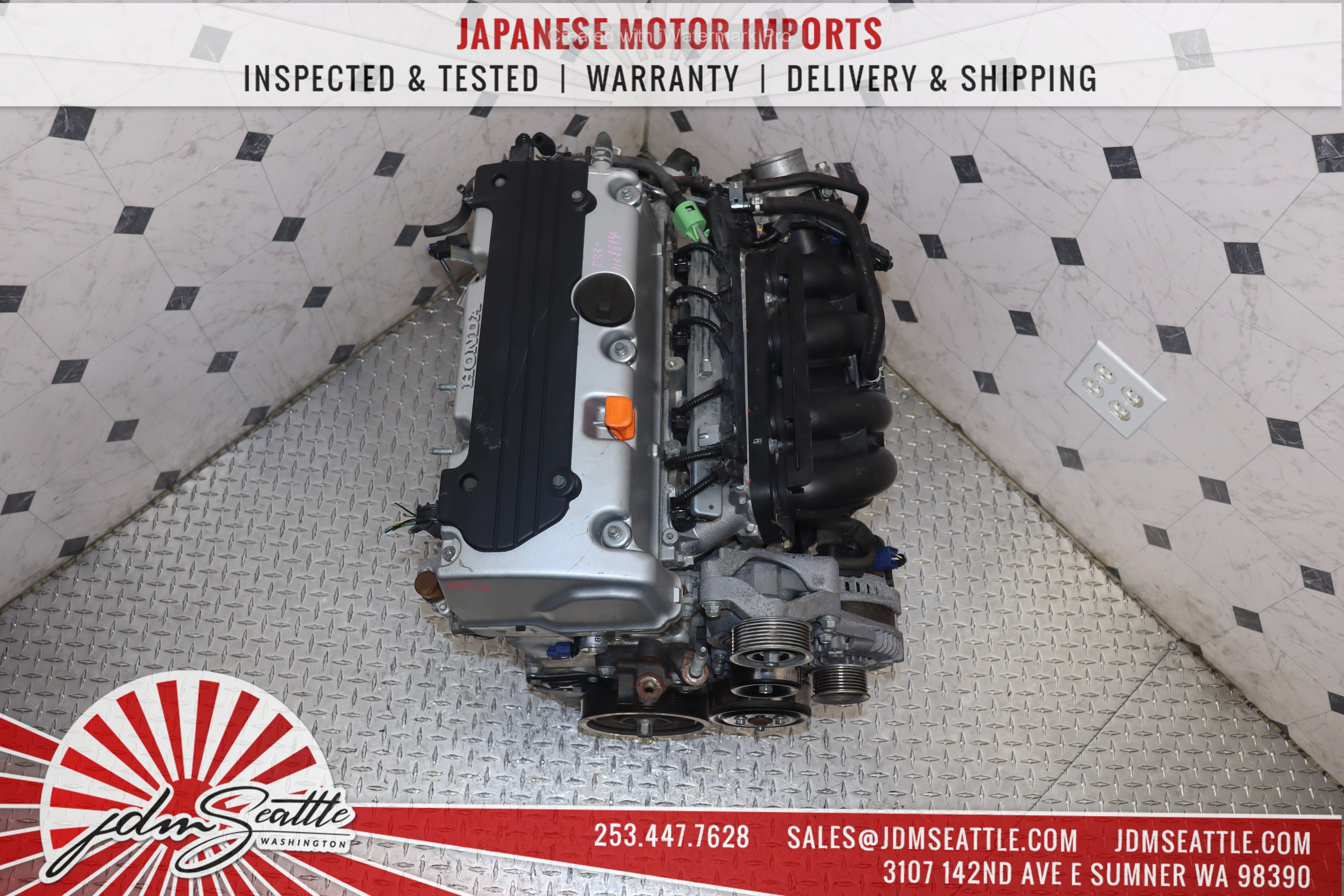 JDM 2012-2015 Honda Civic Si K24A 2.4L Engine RB3 - High Performance Motor Upgrade for Racing & Street Tuning