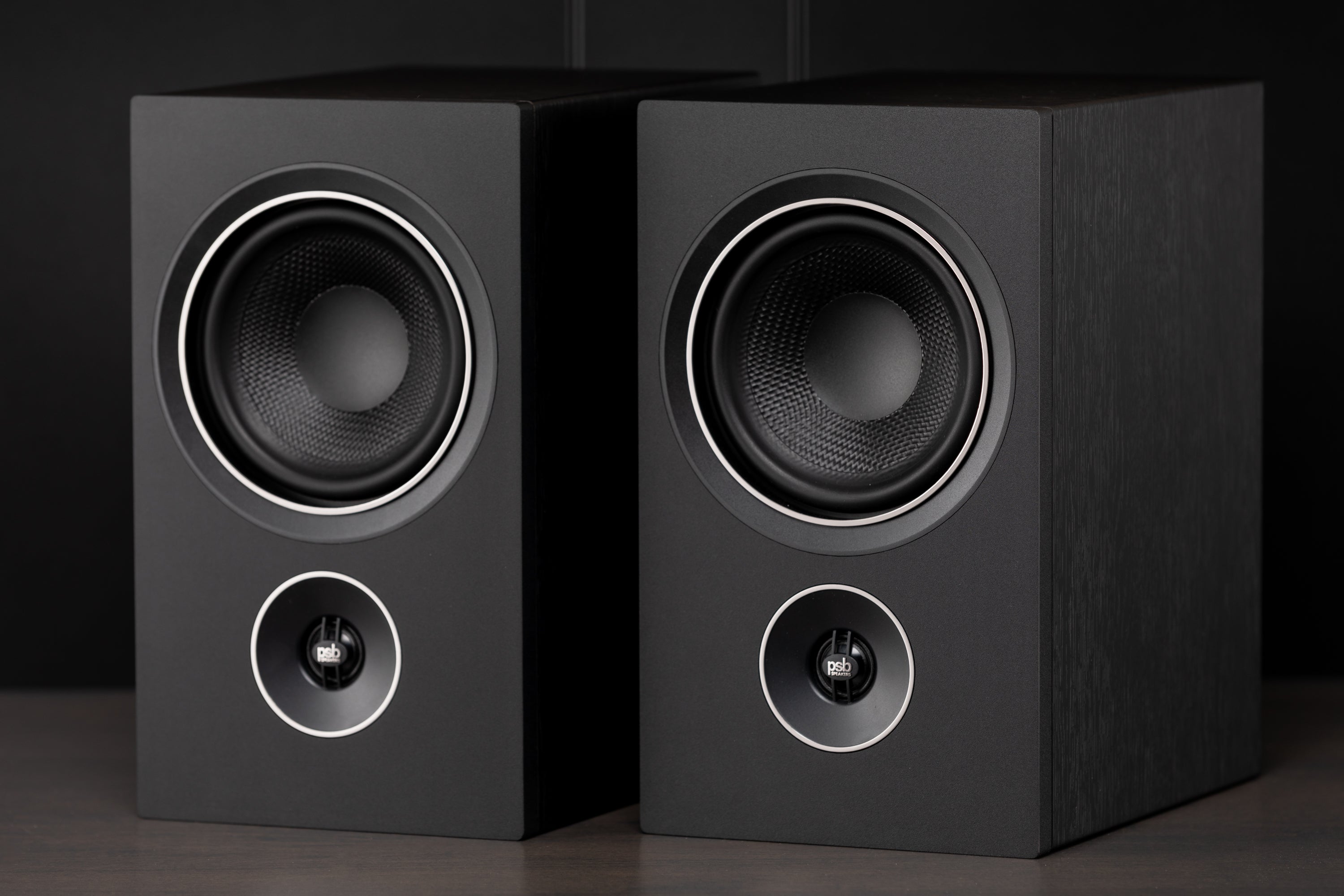 Premium PSB Bookshelf Speakers - High-Fidelity Sound for Home Theater, Music & Gaming - Compact Design for Small Spaces & Bookshelves