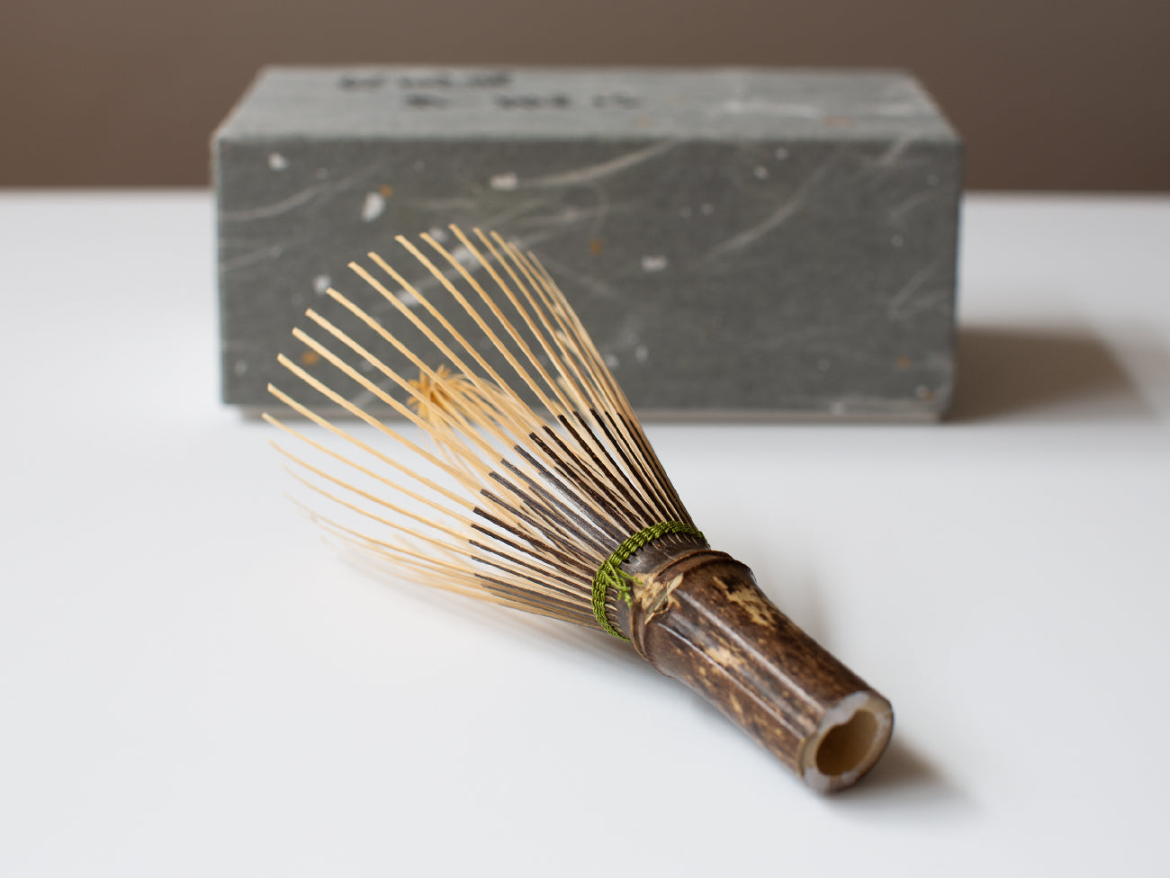 Premium Japanese Matsuo Ryu Naka Araho Bamboo Whisk for Matcha Tea - Traditional Handcrafted Tea Ceremony Tool for Whisking & Frothing Green Tea Powder