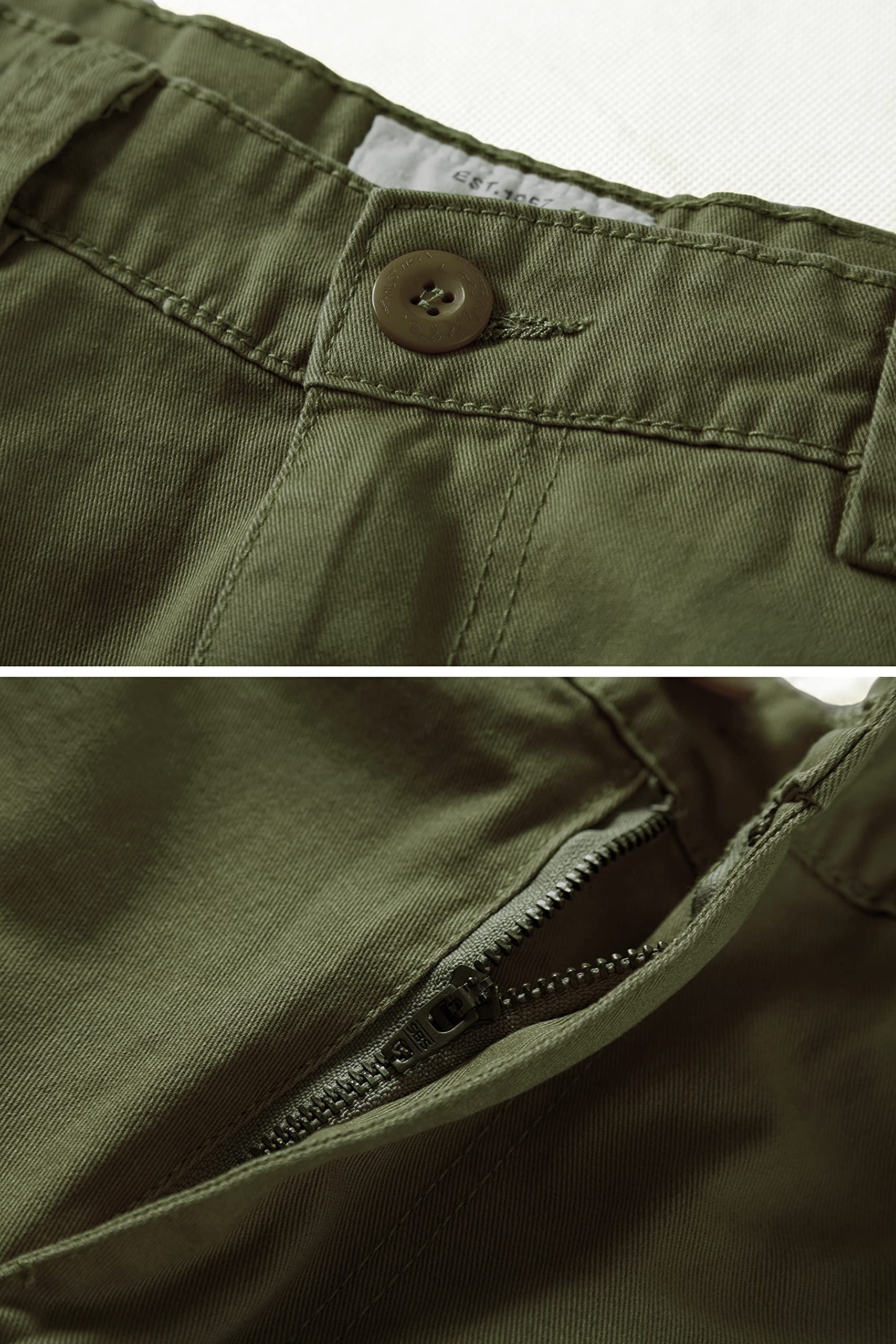 Men's Cargo Pants - Tactical Camo Outdoor Work Pants with Multiple Pockets | Comfortable Relaxed Fit for Hiking, Camping & Everyday Wear