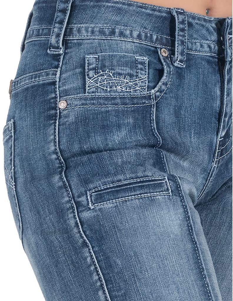 Cowgirl Tuff Western Jeans for Women - Comfortable Breathe Stretch Denim Pants - 25