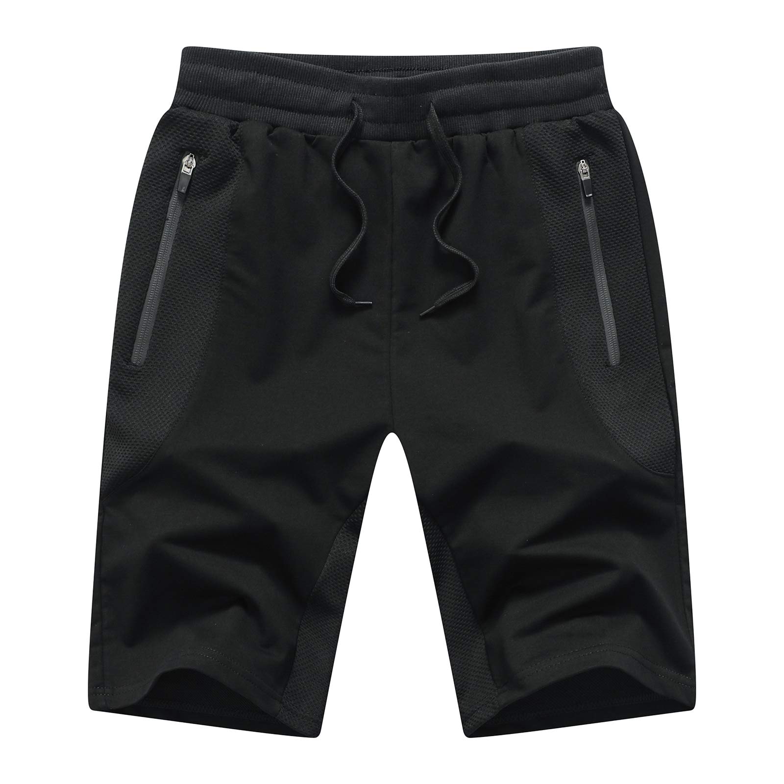 Men's Gym Shorts with Zip Pockets - Breathable Running Shorts for Summer Workouts & Outdoor Activities | Tansozer Athletic Wear