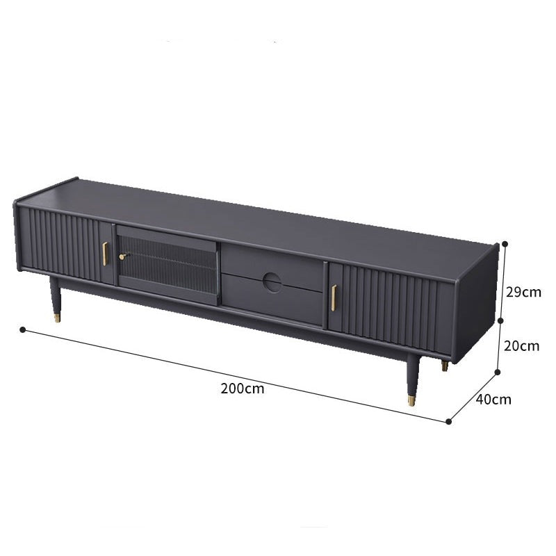 Karen TV Stand - Modern Scandinavian Style TV Console with Kyoto Japan Inspired Design - Perfect for Living Room, Bedroom & Home Theater Setup