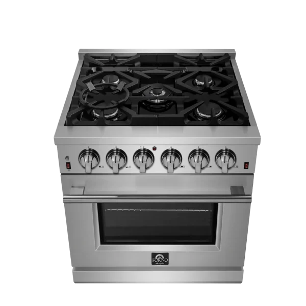 Forno 30-Inch Dual Fuel Range, Dishwasher & 60-Inch Refrigerator Appliance Package - Premium Kitchen Bundle for Modern Homes & Professional Chefs