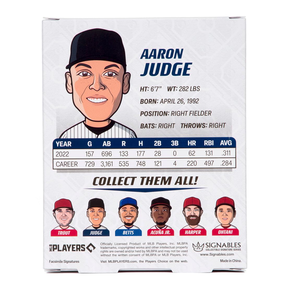 Signables 4-Inch Baseball Collectible - Perfect MLB Team Gifts for Fans & Players - Great for Display Cases, Man Caves, and Sports Memorabilia Collections