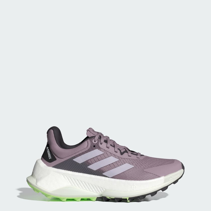 Adidas Women's Terrex Soulstride Ultra Trail Running Shoes - Preloved Fig/Silver Dawn/Aurora Black | Lightweight Hiking & Outdoor Adventure Footwear for Women
