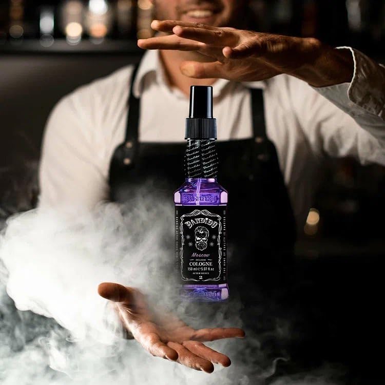 Bandido Aftershave Cologne for Men - Refreshing & Cooling Eau de Cologne with 70% Alcohol Content - 150ml Bottle - Perfect for Post-Shave Care & Daily Fragrance