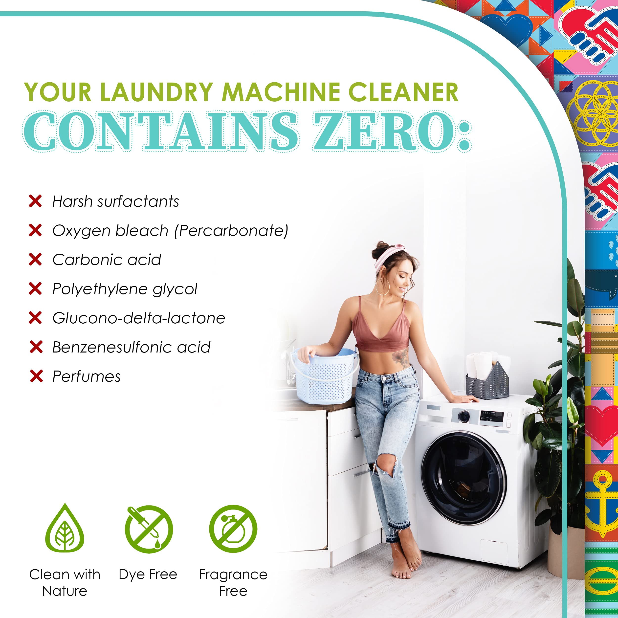 Best Dishwasher and Washing Machine Cleaner - Deep Cleaning Tablets for Appliances - Removes Limescale, Odors & Buildup - Ideal for Kitchen & Laundry Maintenance