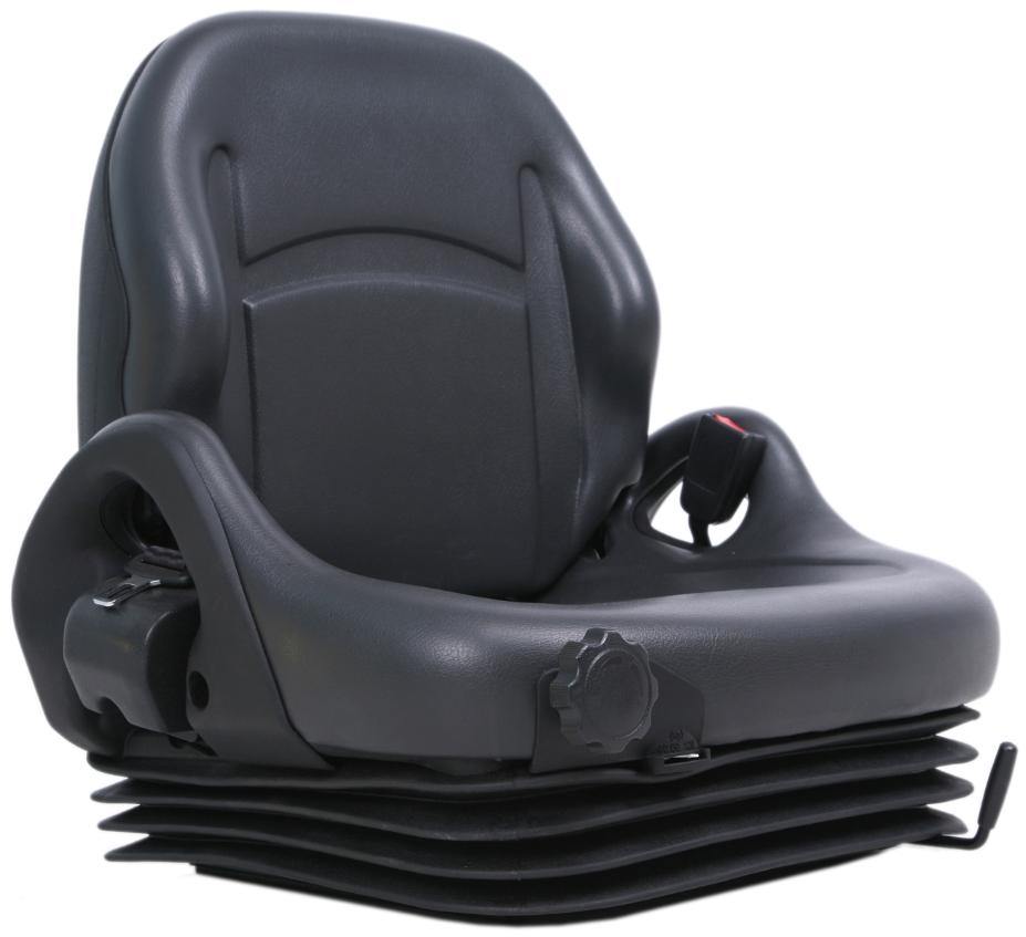 Universal Forklift & Bobcat Seat TS 010 - Heavy Duty Replacement Seat for Forklifts, Skid Steers & Construction Equipment - Durable & Comfortable for Long Work Shifts